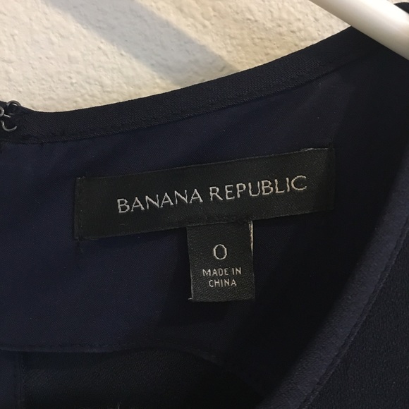 Banana Republic navy keyhole dress - Picture 4 of 6